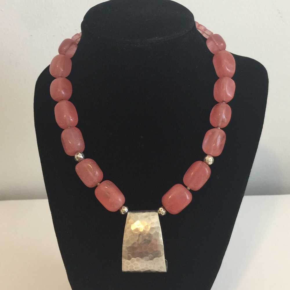 Silpada 925 Sterling, Quartz Necklace (used)